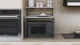 Подставка для микроволновки Kitchen K302 Ferrum-decor 590x550x350 Черный металл ДСП Бетон 16 мм (KITCH30207) - изображение 4