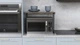 Подставка для микроволновки Kitchen K301 Ferrum-decor 400x550x350 Черный металл ДСП Дуб Сонома Трюфель 16 мм (KITCH30105) - изображение 1