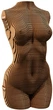 Картонный 3D пазл-конструктор Cartonic 3D Puzzle Female Torso (CARTTORSW) - изображение 2