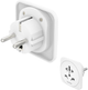 Adapter podróżny Hama Uniwersal - EU White (4047443494047) - obraz 1