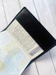 Шкіряна обкладинка на паспорт книжку :: Чорна (принт 256) - зображення 5