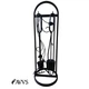 Набор для камина кованый LOFT AVVS tech 75х25 см Черный - изображение 1