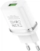 Мережевий зарядний пристрій Hoco 18W зі швидкою зарядкою Smart QC3.0 charger White - зображення 3