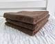 Рушник турецький махровий однотонний Zeron 70х140 Brown 480 г/м2 1 шт - зображення 2