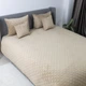 Покрывало ТЕП Velour Ромб круглый Золотой беж Евро 240х260 см Двустороннее Полиэстер (2000008659147/4-00518_22473) - изображение 6