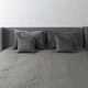 Покрывало ТЕП Velour Ромб круглый Серое Двуспальное 180x240 см Велюр (2000008658355/4-00516_22392) - изображение 2