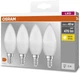 Набір ламп 4шт OSRAM LED E14 4.9Вт 4000К 470Лм B40 - зображення 2