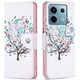 Чохол з малюнком Deexe Color Wallet для Xiaomi Redmi Note 13 Pro 4G / Poco M6 Pro - Flower Tree - зображення 1