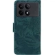 Чохол-книжка Deexe Tiger для Xiaomi Poco X6 Pro - Green - зображення 6