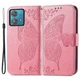 Чохол-книжка з малюнком UniCase Butterfly Pattern для Motorola Moto G84 - Pink - зображення 1