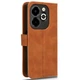 Чехол Deexe Classic Wallet для Infinix Smart 8 Plus - Brown - изображение 5