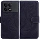 Чехол-книжка Deexe Tiger для Xiaomi Poco X6 Pro - Black - изображение 1