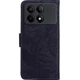 Чехол-книжка Deexe Tiger для Xiaomi Poco X6 Pro - Black - изображение 6
