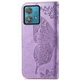 Чохол-книжка з малюнком UniCase Butterfly Pattern для Motorola Moto G84 - Light Purple - зображення 4