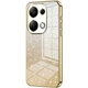 Защитный чехол Deexe Sparkles Cover для Xiaomi Redmi Note 13 Pro 4G / Poco M6 Pro - Gold - изображение 1