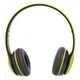Бездротові блютуз навушники з радіо та MP3 плеєром FM Bluetooth UKC P47 зелені - зображення 2