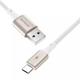 Кабель Proove Dense Metal USB to Type C 2.4A 1m White - изображение 2