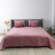 Покрывало ТЕП Velour Ромб круглый Mesa rose Евро 240х260 см Двустороннее Полиэстер (2000008661287/4-00518_22727) - изображение 1