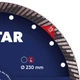 Круг алмазный отрезной Distar Turbo SUPER MAX 232 бетон армированный (10115502018) - изображение 3