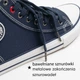 Trampki damskie wysokie Big Star JJ274A504 39 Ciemnoniebieskie (5900714489885) - obraz 6