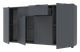Комод Doros Рон 7 Графит 160х38х81 см - изображение 4