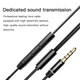 Наушники с микрофоном BASEUS Encok H06 lateral in-ear Wired Earphone (NGH06-C01) черные - изображение 6