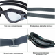 Окуляри для плавання дорослі/підліткові Newt Quest Swimming Сірі (NE-PL-800-G) - зображення 2