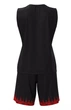 Баскетбольна форма жіноча RIGO LEGACY PRO Black-Red 3XL - зображення 3