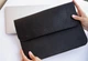 Шкіряна сумка-чохол для ноутбука 16" Apple / Asus / Dell / Lenovo / HP / Honor / Acer / Huawei / Xiaomi - (LC-15) - Чорний - зображення 4