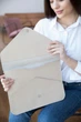 Шкіряна сумка-чохол для ноутбука 13" Apple / Asus / Dell / Lenovo / HP / Honor / Acer / Huawei / Xiaomi - (LC-17) - Бежевий - изображение 3