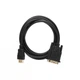 Кабель мультимедийный HDMI M to DVI M 1.8m 24+1pin Dynamode (DM-CL-HDMI-DVI-1.8M) - изображение 2
