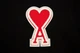 Футболка з вишивкою AMI PARIS велике сердце Розмір S Чорний - зображення 5