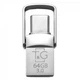 Флеш пам`ять TG ​​Metal 104 64GB 2в1 Type-C USB 3.0 універсальний T&G накопичувач/флешка для пристроїв/ПК/ноутбука/Samsung/Xiaomi/Huawei/Meizu Сталевий - изображение 1