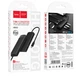 HUB HOCO HB43 7в1 Type-C to HDTV+SD/TF+USB3.0+USB2.0+Type-C 2.0+PD (0.2М) Multiport конвертер Адаптер перехідник Чорний - изображение 2