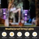 Уличная гирлянда с ретро лампами LED RGB Edison 10шт, 220V, 10метров с переходником - изображение 8