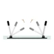 Стол подставка для ноутбука Modern Home деревянный складной столик с алюминиевыми ножками с резинками место для планшета и кружки - изображение 6