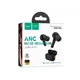 Бездротові блютуз навушники Hoco EQ9 wireless BT 5.3 300/40mAh TWS вакуумні для телефону/смартфону у чохлі Чорний - зображення 2