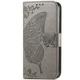 Чехол-книжка с рисунком UniCase Butterfly Pattern для Xiaomi Redmi Note 13 Pro 4G / Poco M6 Pro - Grey - изображение 4