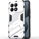 Защитный чехол с подставкой Deexe Bibercas для Xiaomi Poco X6 Pro - White - изображение 1