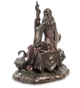 Статуэтка Veronese Фригг - богиня любви и брака 19х12х16 см 1904298 полистоун покрытый бронзой - изображение 3