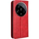 Чехол-книжка Deexe Retro Style для Xiaomi 14 Ultra - Red - изображение 6