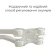 Очки для плавания Renvo Anda Pro Rnv Уни Anti-fog Белый Синий OSFM (Rnv2SG510-0304) - изображение 6