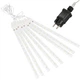 Гирлянда метеоритный дождь Springos 3 м 144 LED CL1213 Cold White - изображение 2