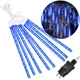 Гирлянда метеоритный дождь Springos 3 м 144 LED CL1215 Blue - изображение 10