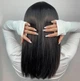 Жіноча перука HAIRCUBE LC342-1 коротке пряме синтетичне волосся з чубчиком, чорне (81235342) - зображення 4