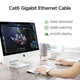 Мережевий кабель UGREEN NW102 Cat 6 U/UTP Lan Flat Cable 5m (Black)(UGR-50176) (UGR-50176) - зображення 4