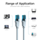 Мережевий кабель Vention Cat.5E UTP Patch Cable 0.75M Blue (VAP-A10-S075) (VAP-A10-S075) - изображение 7