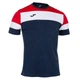 Футболка Joma CREW IV T-SHIRT DARK NAVY-RED S/S синий,красный M 101534.336 M - изображение 1