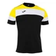 Футболка Joma CREW IV T-SHIRT BLACK-YELLOW S/S черный,желтый L 101534.109 L - изображение 1