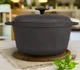 Каструля чавунна Ситон лита з кришкою 10 л Чорна (80-89-457415) - зображення 4